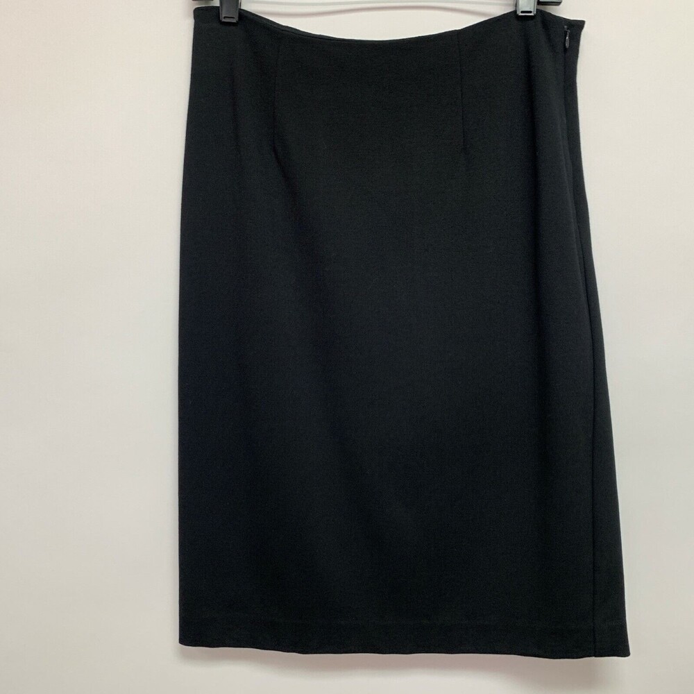 Chico's Women's Skirt Size 0 Small 4‎ Black Straight Pencil